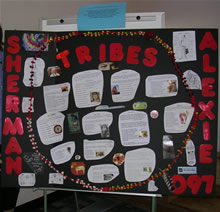 Tribes poster inspired by Sherman Alexie's book, F08
